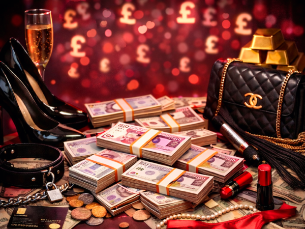 Findom Queen Drains Sub Pig's Wallet