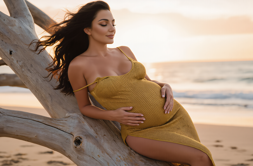 Pregnant mommy Chanel loves bbc phone sex at the beach