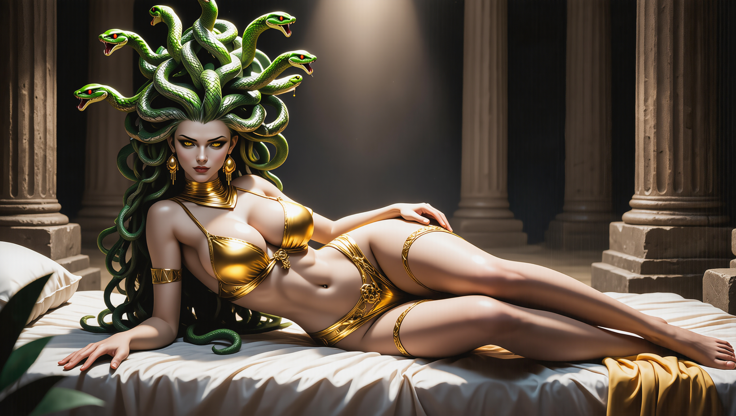 Erotic roleplay with Medusa is the most erotic fantasy ever.
