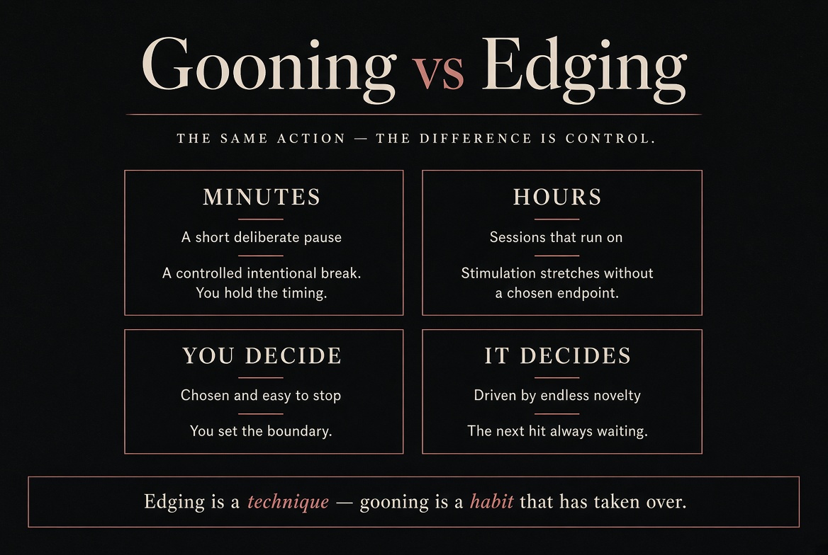 gooning/edging phonesex