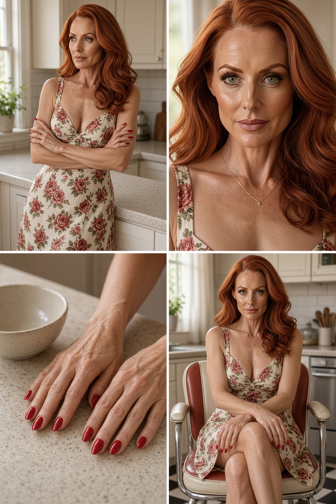 Fanny Sunday kitchen collage