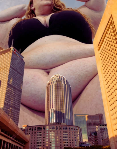 Giantess and Golden Showers
